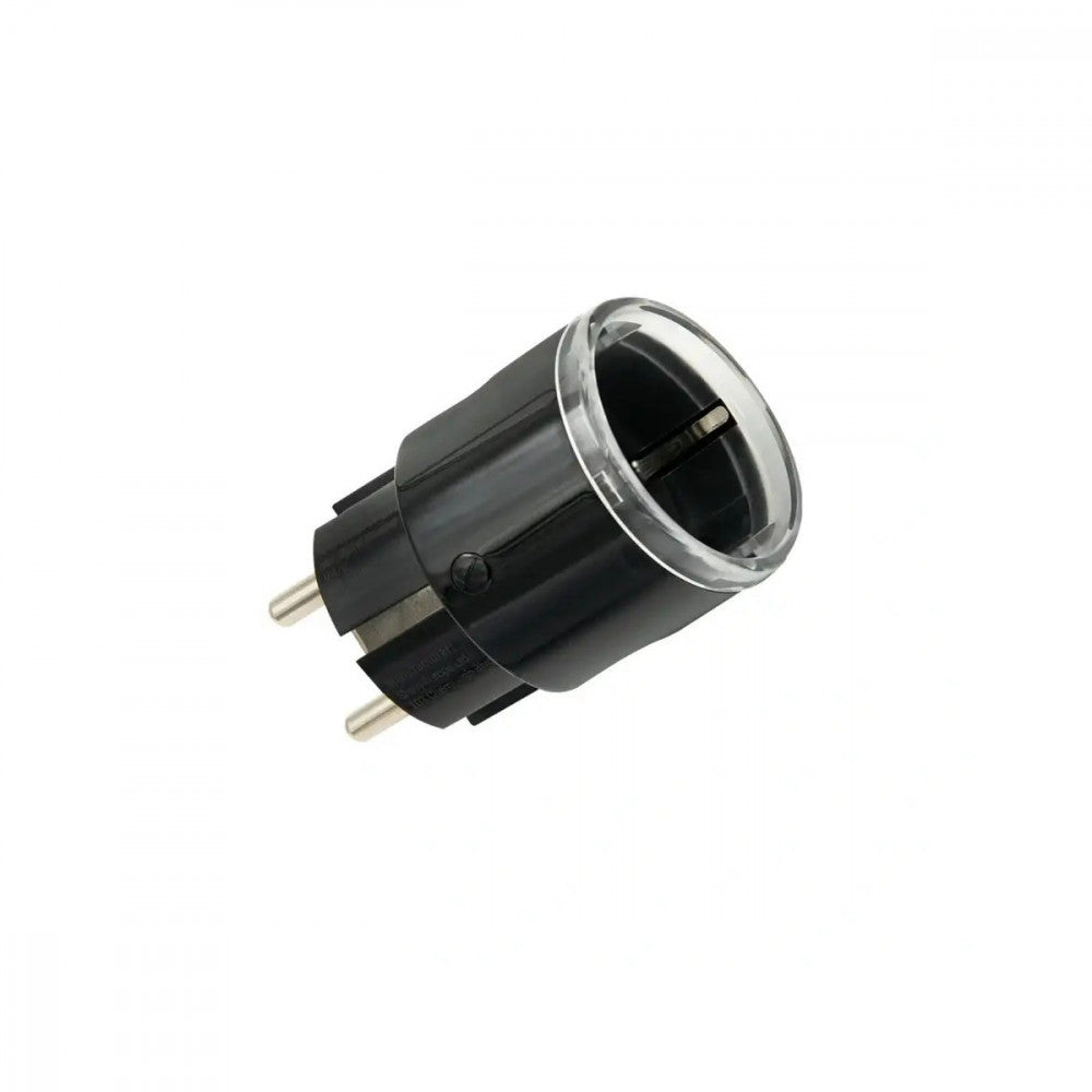 Išmanusis kištukinis lizdas su galios matavimu Shelly Plug S MTR Gen3 Black