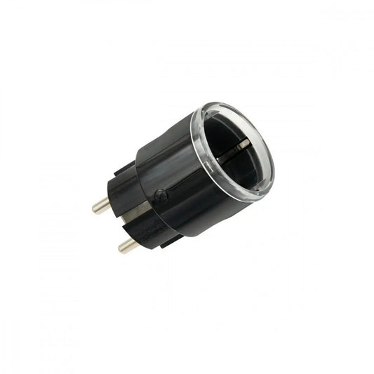 Išmanusis kištukinis lizdas su galios matavimu Shelly Plug S MTR Gen3 Black