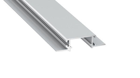 Profilis aliuminis anoduotas LED juostoms įleidžiamas, priglaistomas, ZATI, 2.02m LUMINES