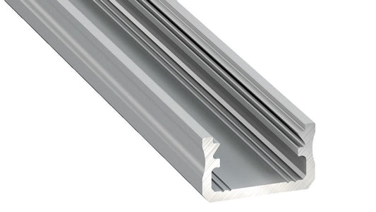 Profilis aliuminis anoduotas LED juostoms paviršinis, A, 1m LUMINES